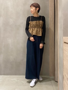 earth music&ecology officialさん（レディース・172cm）の秋コーディネート