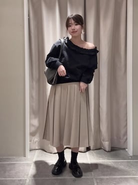 earth music&ecology officialさん（レディース・155cm）の冬コーディネート