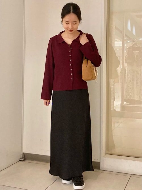 セール】襟付きニットカーディガン（カーディガン/ボレロ）｜earth