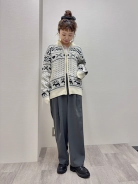 earth music&ecology officialさん（レディース・154cm）の秋コーディネート