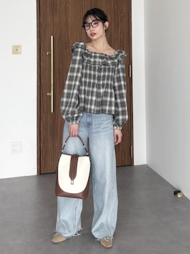 earth music&ecology officialさん（レディース・157cm）の春コーディネート