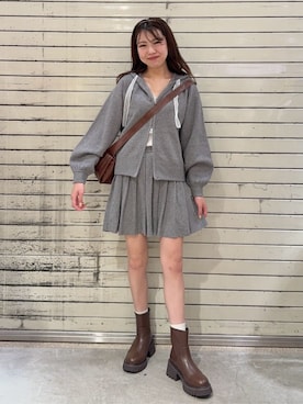 earth music&ecology officialさん（レディース・156cm）の秋コーディネート