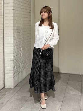 earth music&ecology officialさん（レディース・163cm）の夏コーディネート