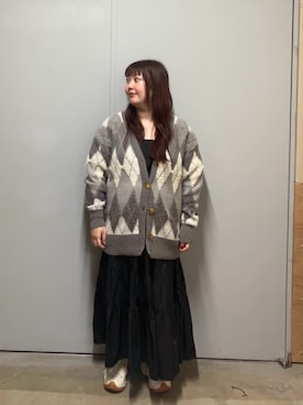 「earth music&ecology（アースミュージックアンドエコロジー）のアイテム（ワンピース）」を使った、earth music&ecology officialさん（レディース・151cm）の秋コーディネート