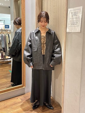 earth music&ecology officialさん（レディース・161cm）の秋コーディネート