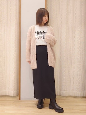 「earth music&ecology（アースミュージックアンドエコロジー）のアイテム」を使った、earth music&ecology officialさん（レディース・159cm）の秋コーディネート