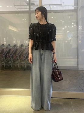 earth music&ecology officialさん(レディース・155cm)の夏コーディネート