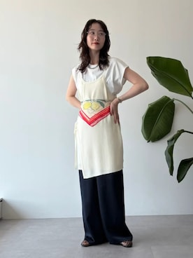 earth music&ecology officialさん（レディース・158cm）の夏コーディネート