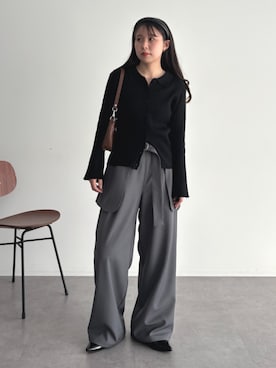 earth music&ecology officialさん（レディース・152cm）の冬コーディネート