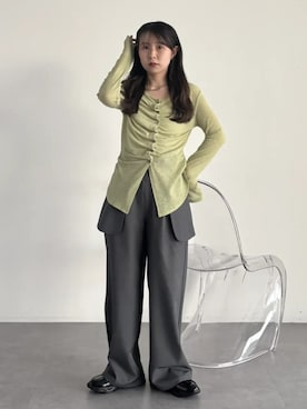 earth music&ecology officialさん（レディース・152cm）の春コーディネート