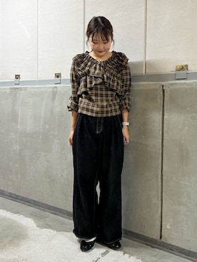 earth music&ecology officialさん（レディース・163cm）の秋コーディネート