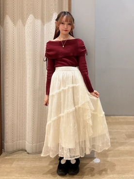 earth music&ecology officialさん（レディース・155cm）の冬コーディネート