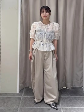 earth music&ecology officialさん(レディース・155cm)の夏コーディネート
