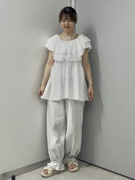 earth music&ecology officialさん(レディース・160cm)の夏コーディネート