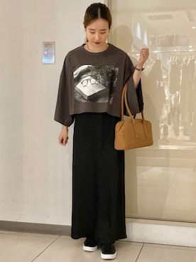 「earth music&ecology（アースミュージックアンドエコロジー）のアイテム」を使った、earth music&ecology officialさん（レディース・158cm）の秋コーディネート