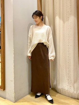 earth music&ecology officialさん（レディース・160cm）の秋コーディネート