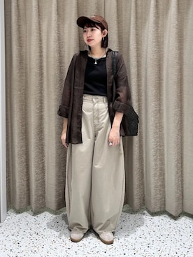 earth music&ecology officialさん(レディース・158cm)の夏コーディネート