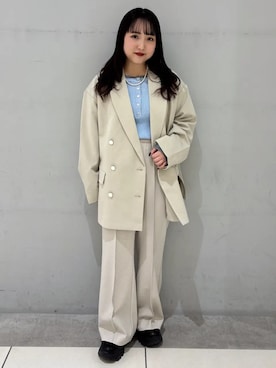 earth music&ecology officialさん（レディース・148cm）の冬コーディネート