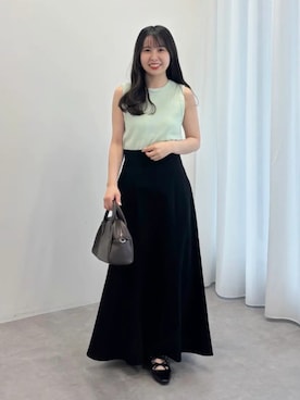 earth music&ecology officialさん（レディース・152cm）の夏コーディネート