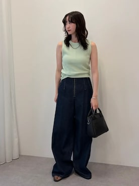 earth music&ecology officialさん（レディース・158cm）の夏コーディネート