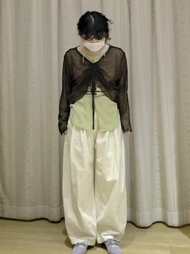 earth music&ecology officialさん(レディース・156cm)の春コーディネート