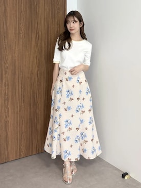 earth music&ecology officialさん（レディース・157cm）の夏コーディネート