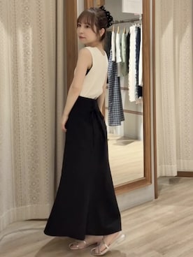 earth music&ecology officialさん（レディース・152cm）の夏コーディネート