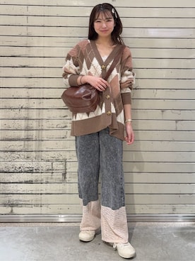 earth music&ecology officialさん（レディース・156cm）の秋コーディネート