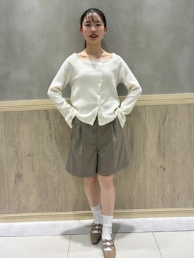 earth music&ecology officialさん（レディース・159cm）の春コーディネート