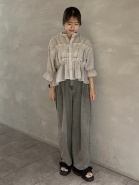 earth music&ecology officialさん(レディース・157cm)の夏コーディネート