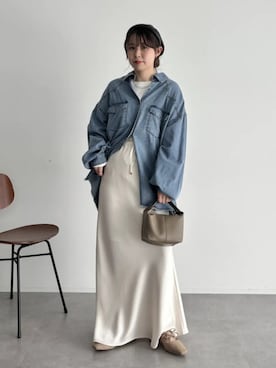 earth music&ecology officialさん（レディース・152cm）の春コーディネート