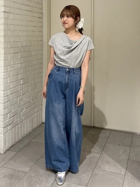 earth music&ecology officialさん(レディース・163cm)の夏コーディネート