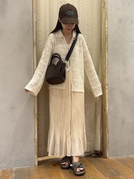 earth music&ecology officialさん（レディース・156cm）の春コーディネート