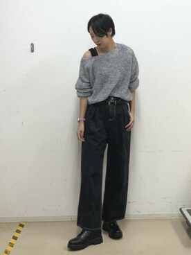 earth music&ecology officialさん（レディース・164cm）の秋コーディネート