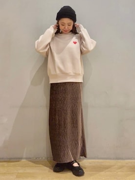 earth music&ecology officialさん（レディース・154cm）の秋コーディネート