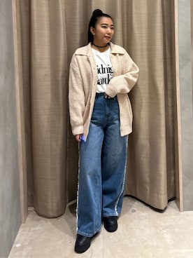 earth music&ecology officialさん（レディース・155cm）の秋コーディネート