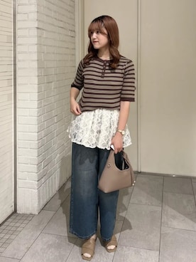 earth music&ecology officialさん(レディース・163cm)の春コーディネート