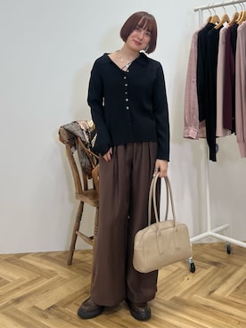 earth music&ecology officialさん（レディース・153cm）の秋コーディネート