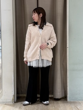 earth music&ecology officialさん（レディース・162cm）の秋コーディネート