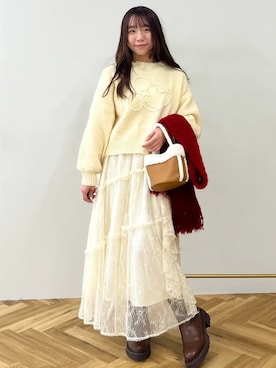 earth music&ecology officialさん（レディース・153cm）の冬コーディネート