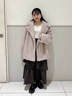 「アイテム（テーラードジャケット）」を使った、earth music&ecology officialさん（レディース・148cm）の秋コーディネート