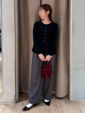 earth music&ecology officialさん（レディース・162cm）の秋コーディネート