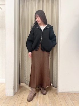 earth music&ecology officialさん（レディース・158cm）の秋コーディネート