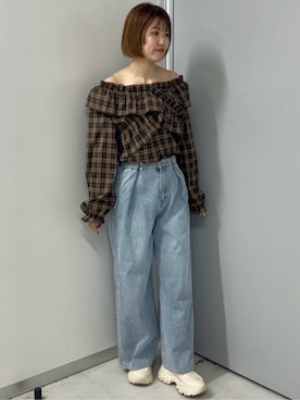 earth music&ecology officialさん（レディース・160cm）の秋コーディネート