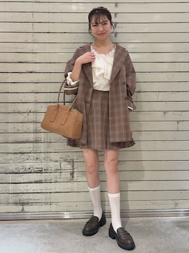 earth music&ecology officialさん(レディース・156cm)の秋コーディネート