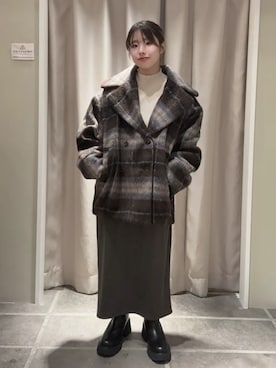 「earth music&ecology（アースミュージックアンドエコロジー）のアイテム」を使った、earth music&ecology officialさん（レディース・155cm）の秋コーディネート