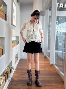 earth music&ecology officialさん（レディース・163cm）の秋コーディネート