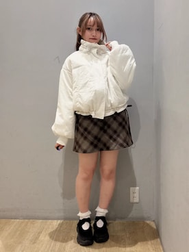 「earth music&ecology（アースミュージックアンドエコロジー）のアイテム」を使った、earth music&ecology officialさん（レディース・155cm）の秋コーディネート