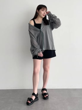 earth music&ecology officialさん（レディース・163cm）の春コーディネート