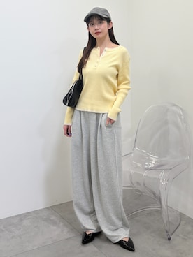 earth music&ecology officialさん（レディース・157cm）の冬コーディネート